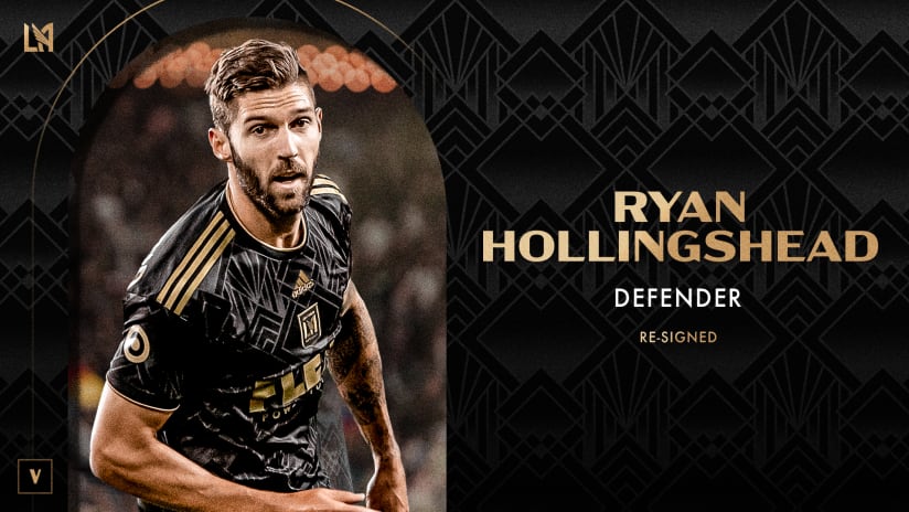 LAFC Re-Signs Defender Ryan Hollingshead
