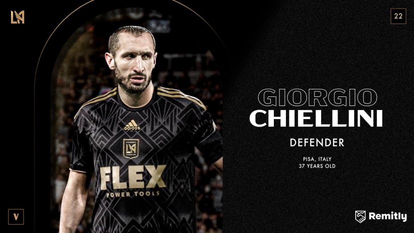 Il LAFC Ingaggia Il Difensore Giorgio Chiellini