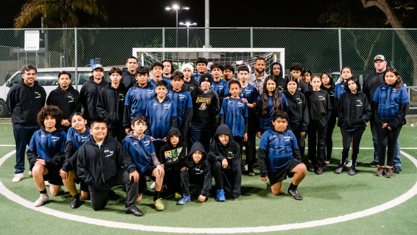 LAFC Foundation & Kellyn Acosta Foundation Provide Funds For Nicks Kids Soccer Field In Watts