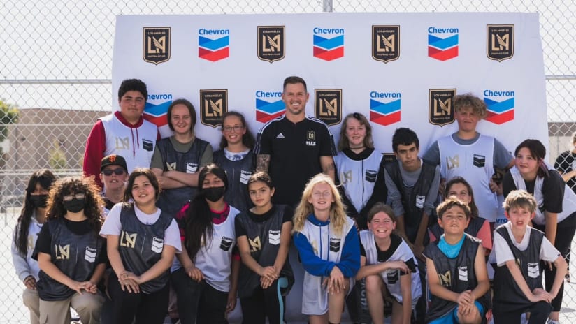 LAFC, LAFC Foundation & Chevron Unveil New Futsal Court At Standard Middle School In Bakersfield