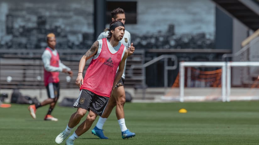 Lee Nguyen First Training With LAFC 2018 IMG