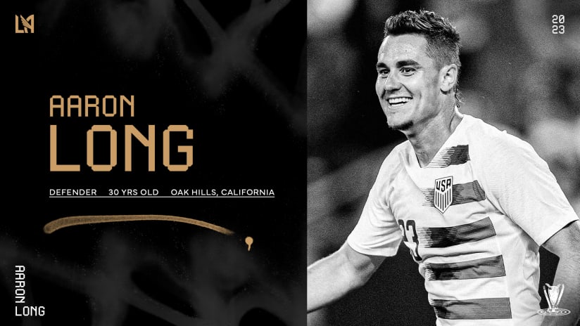 LAFC Signs Free Agent Defender Aaron Long