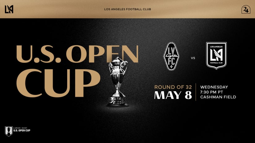LAFC Travels To Tackle Las Vegas Lights In U.S. Open Cup Round of 32