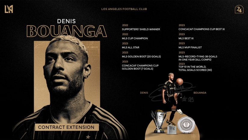 LAFC Signs 2023 MLS Golden Boot Winner Denis Bouanga To Multi-Year Contract Extension