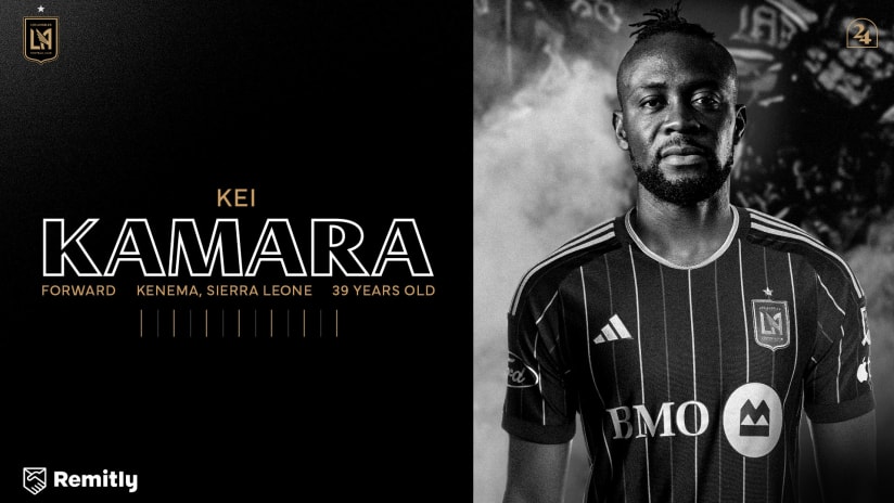 LAFC Signs Forward Kei Kamara 