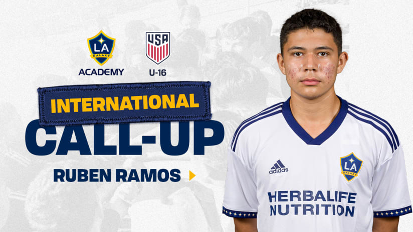LA Galaxy Academy Forward Ruben Ramos Jr. Named to U.S. U-16 Men’s Youth National Team for Football Federations Cup U-16
