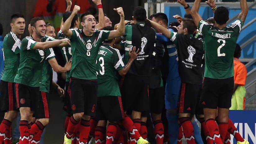 World Cup, #CROvMEX, Mexico celebrate