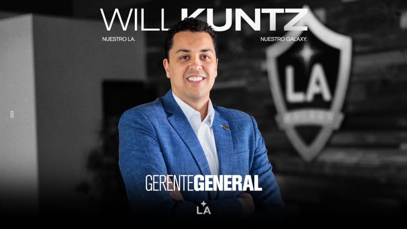 LA Galaxy nombra a Will Kuntz como Gerente General 