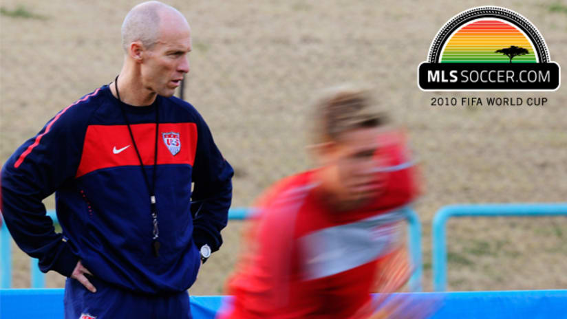 ''We try hard not to get ahead of ourselves,'' US head coach Bob Bradley said.