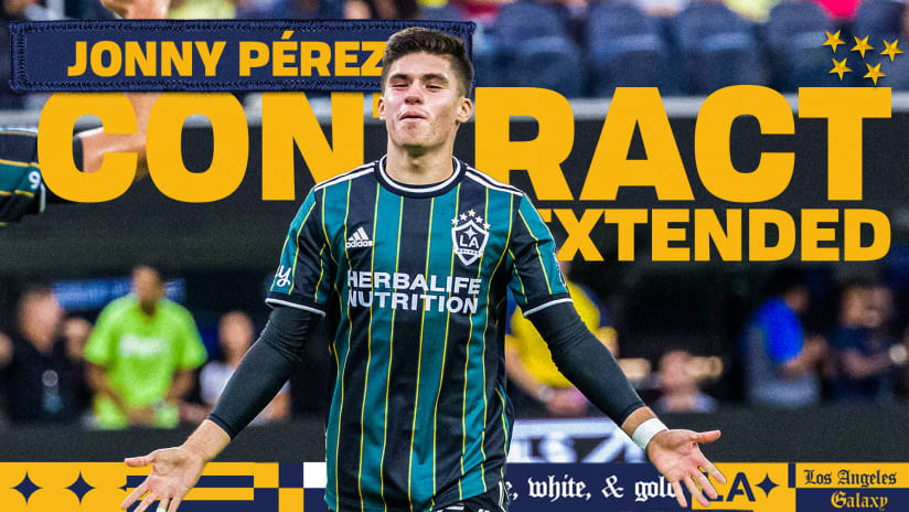 LA Galaxy Sign Homegrown Midfielder Jonathan Pérez to Contract Extension
