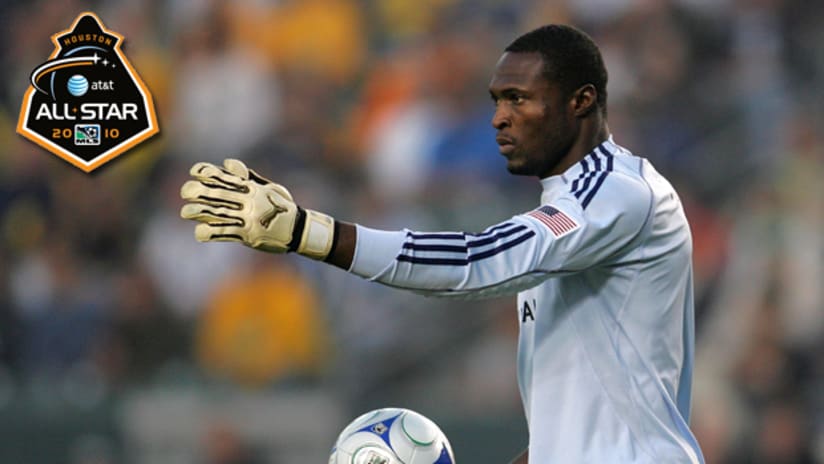 Donovan Ricketts has both Champions League and All-Star commitments this week.