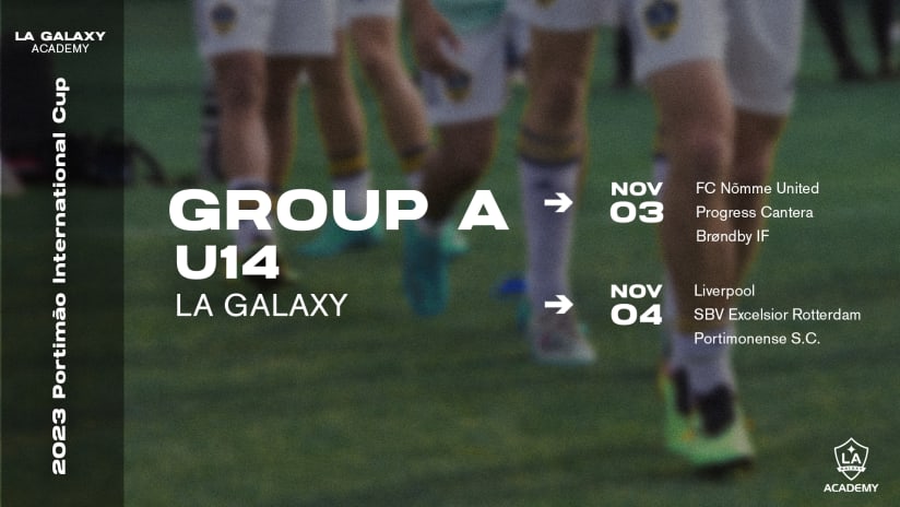 LA Galaxy Academy U-14’s Travel to Portugal to Compete in 2023 Portimão International Cup