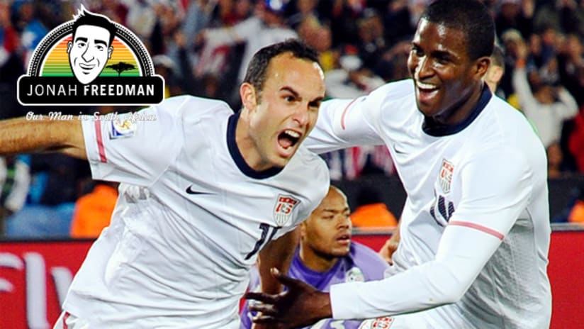 Donovan's stoppage-time goal sent the US through to the second round in dramatic fasion.