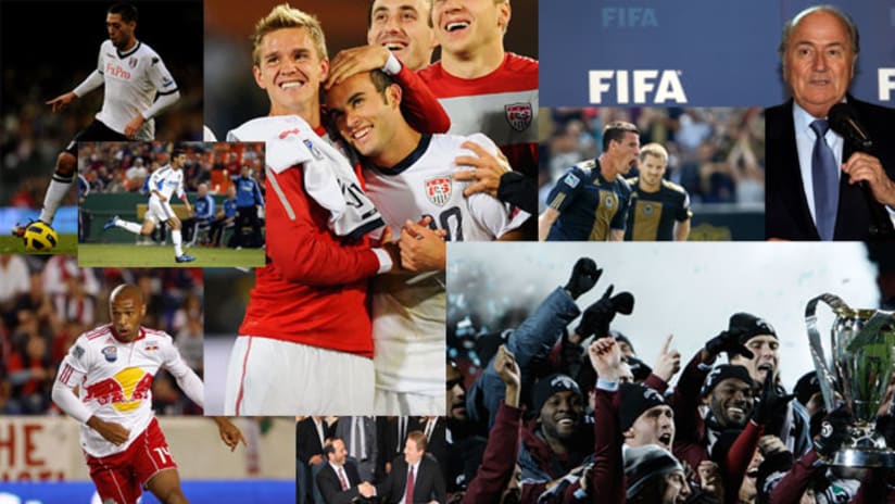 There were many soccer stories that made headlines in 2010.
