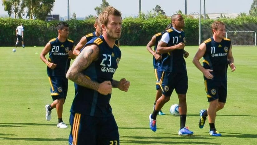 Beckham at training 2