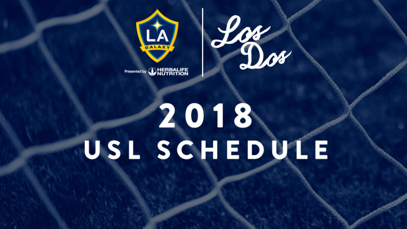 2018 LA Galaxy II Schedule