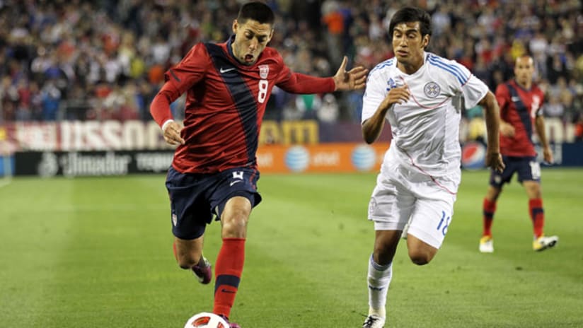 Clint Dempsey couldn't find the target vs. Paraguay.