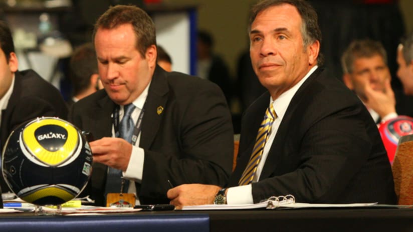 Bruce Arena and his Galaxy staff opted to not select a striker at the SuperDraft.