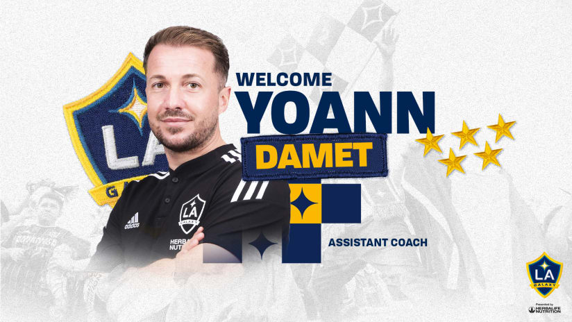 LA Galaxy Add Yoann Damet to First-Team Coaching Staff