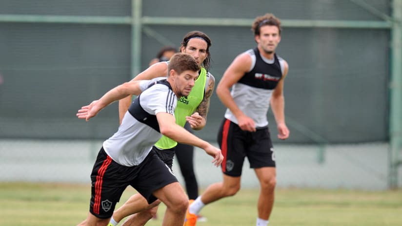 Steven Gerrard Training
