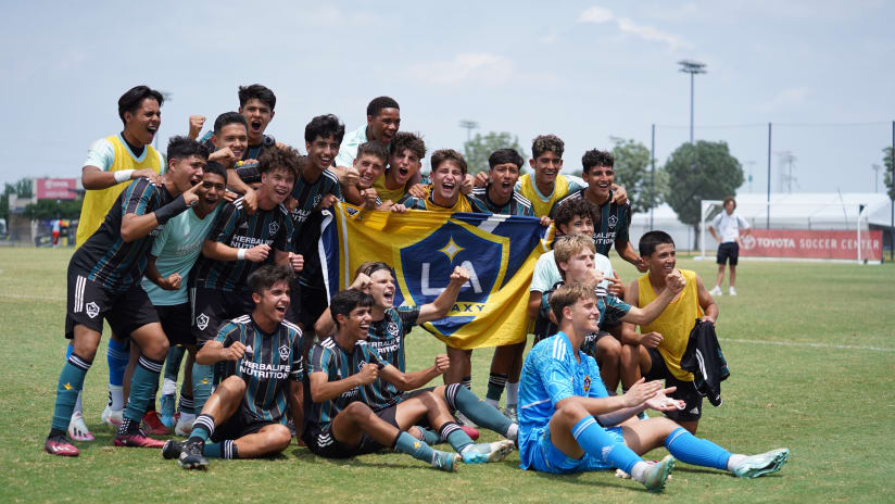 LA Galaxy Academy U-17s Claim 2023 U17 MLS NEXT Cup Championship with 4-2 Win Against Real Colorado at Toyota Stadium Sunday
