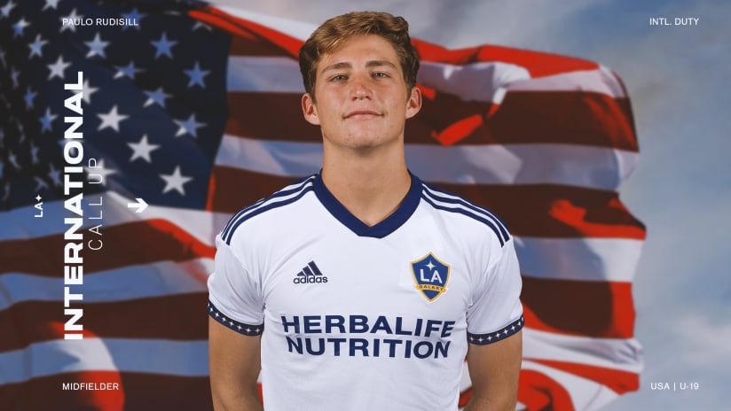 LA Galaxy Academy Midfielder Paulo Rudisill Named to U.S. U-19 Men’s Youth National Team Roster for Training Camp in Argentina