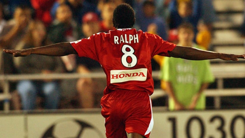 Damani Ralph was MLS Rookie of the Year in 2003.
