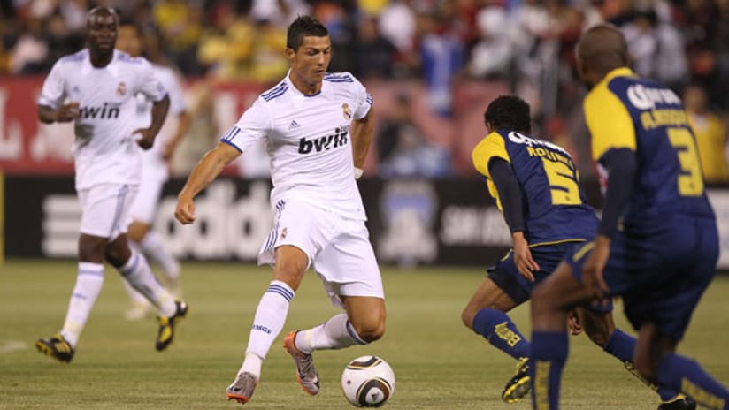 Cristiano Ronaldo scored Madrid's go-ahead goal in the 82nd minute on a free kick at Candlestick Park.