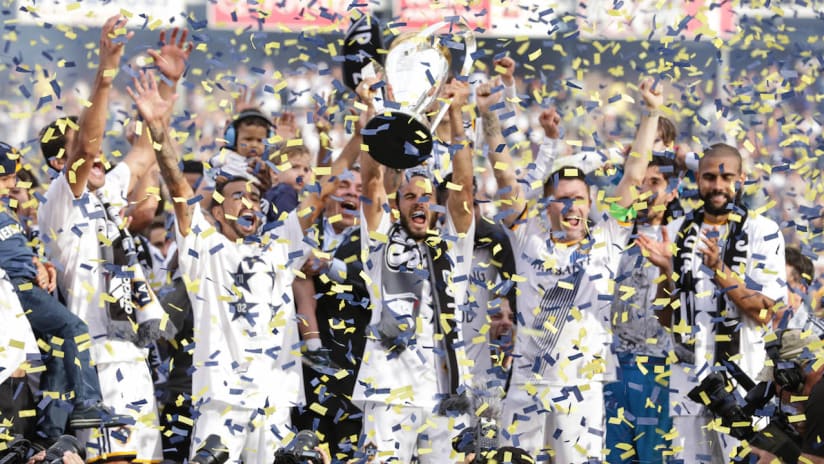 MLS Cup trophy ceremony, 2014