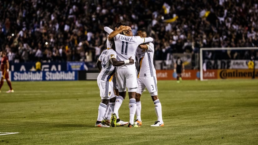 Hitting their stride: The LA Galaxy are the hottest team in Major League Soccer after latest big win