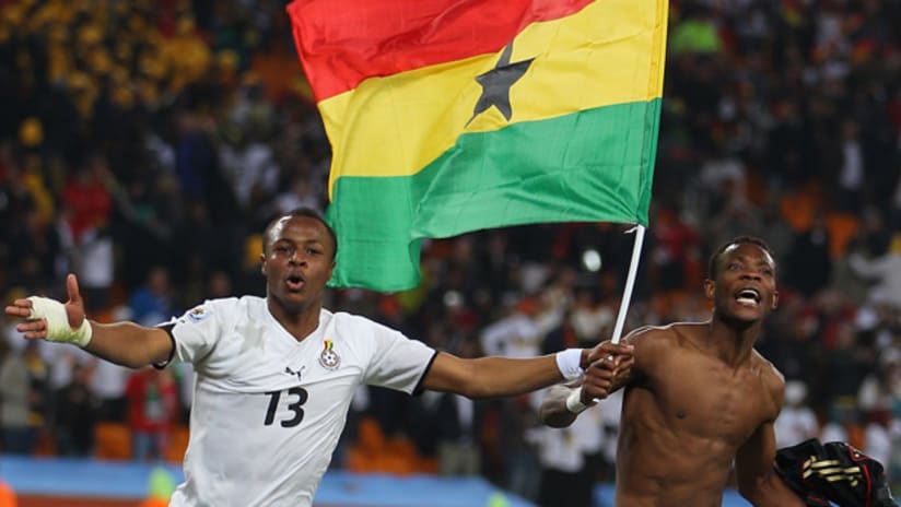 Despite a 1-0 loss to Germany, Ghana celebrated qualification to the World Cup Round of 16