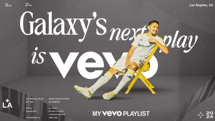 LA Galaxy Announces Content Collaboration with Vevo