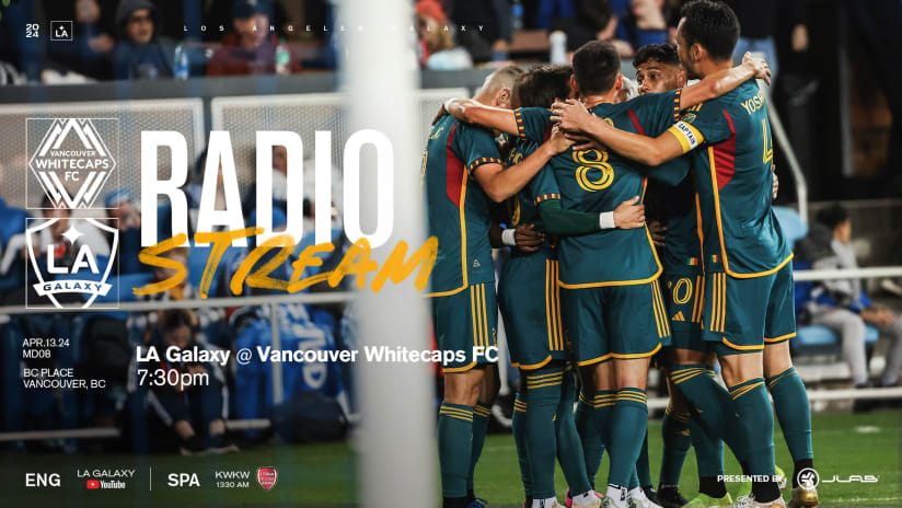Radio Stream presented by JLab Audio: LA Galaxy vs San Jose Earthquakes | April 21, 2024