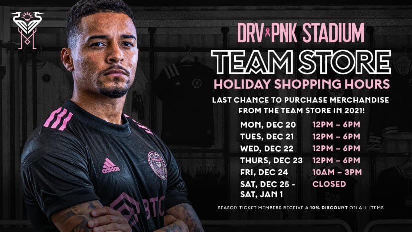 Need Last Minute Holiday Gifts? Inter Miami CF Has You Covered!