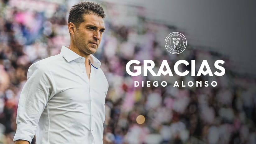 Inter Miami CF y el director técnico Diego Alonso acuerdan mutuamente separarse
