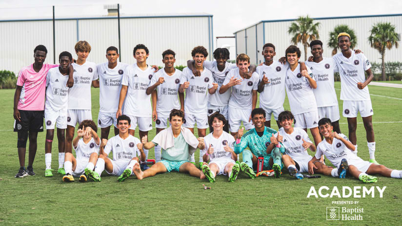 Academy Update: Inter Miami CF Academy Named Finalist for Academy of the Year Award