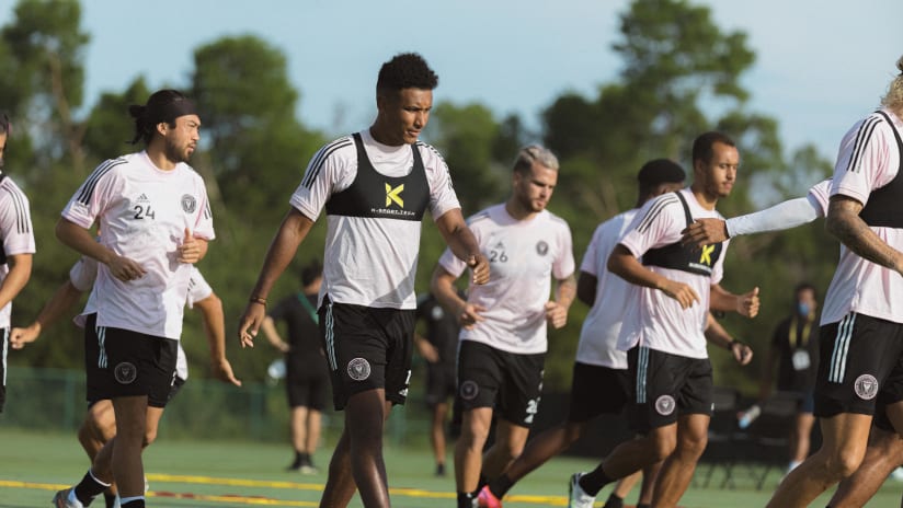 Juan Agudelo training MLS is Back Tournament