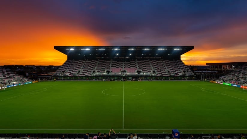 DRV PNK Stadium Sunset