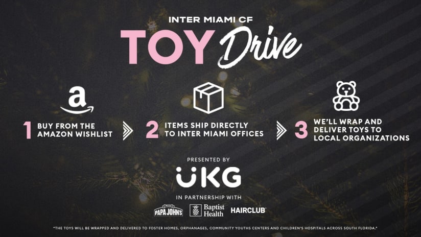 Inter Miami CF Launches Second Annual Holiday Toy Drive Presented by UKG