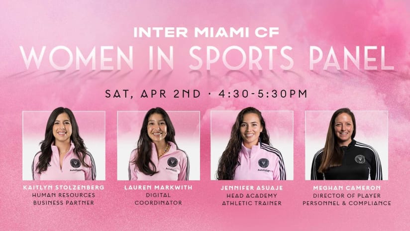 Inter Miami CF Announces Women in Sports Panel Set for April 2