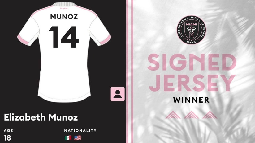 Pizarro Jersey Giveaway Winner