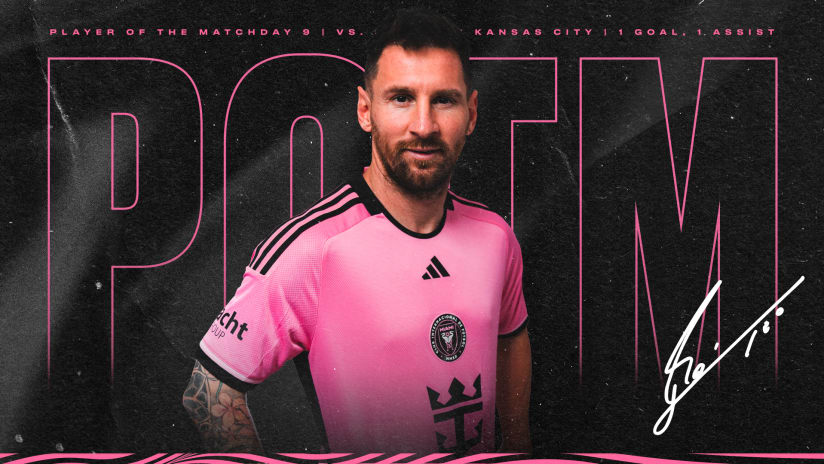 Lionel Messi Voted MLS Player of the Matchday for Matchday 9