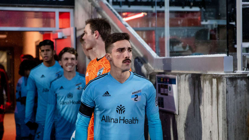 MNUFC2 walking out at Real Monarchs