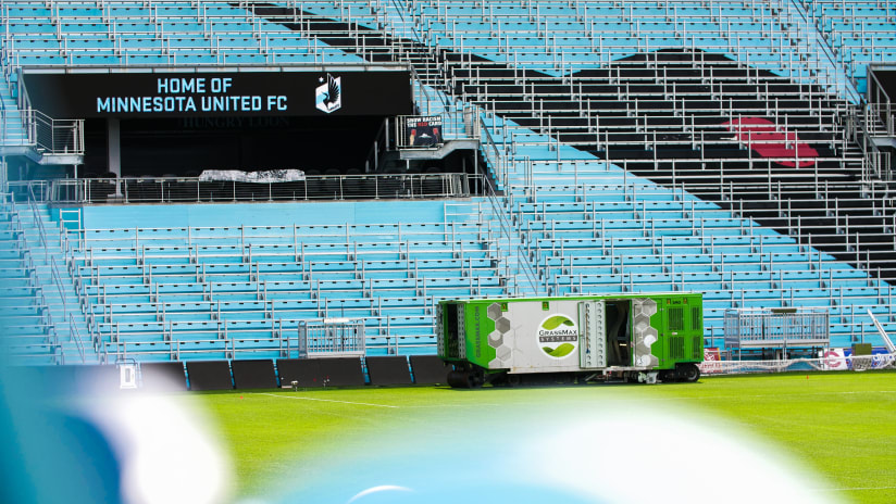 MNUFC Upgrades Current Allianz Field Playing Surface with New Hybrid Technology