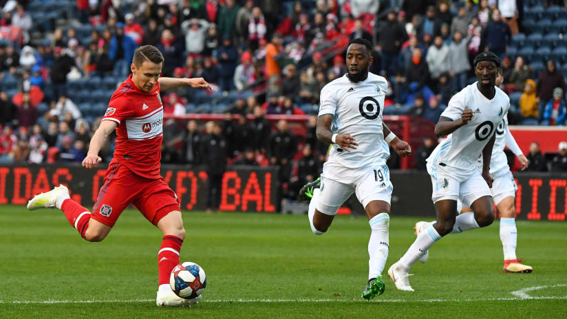 Metannire and Opara defender at Chicago 2019