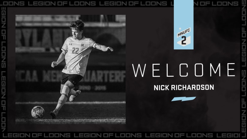 Welcome Nick Richardson Graphic