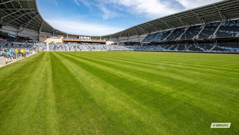 Allianz Field Pitchside View 2019