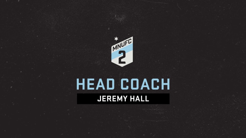 MNUFC2 Announces Jeremy Hall as Head Coach