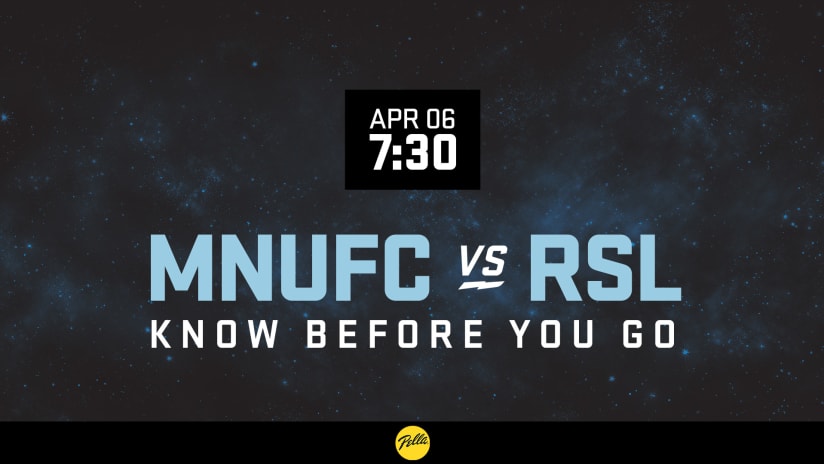 Know Before You Go: MNUFC vs. Real Salt Lake