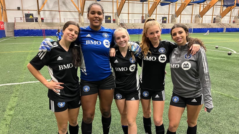 Cinq joueuses de l'Académie du CF Montréal sélectionnées par l'équipe nationale canadienne U17